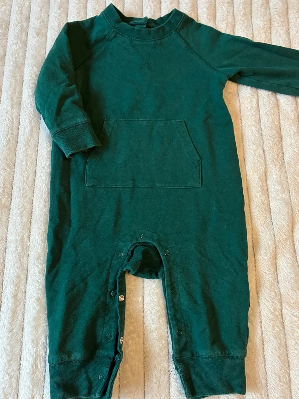 💚✨ Primary Sweatshirt Romper | 6-12 Months